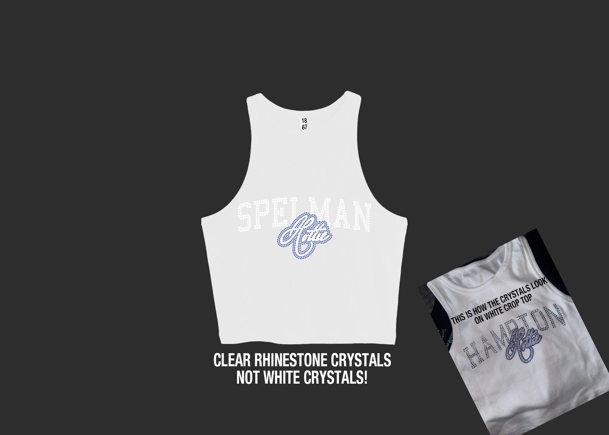 Spelman Hottie Crop Tank Top - Preorder *Read Description*
